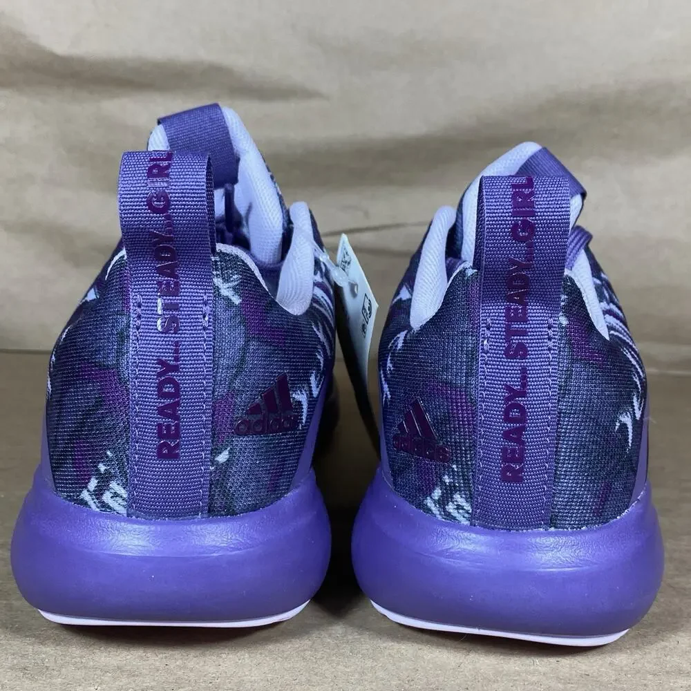 Adidas FortaRun X Tech Shoes GIRLS 3.5 Running Purple Grey White Lavender EF9708